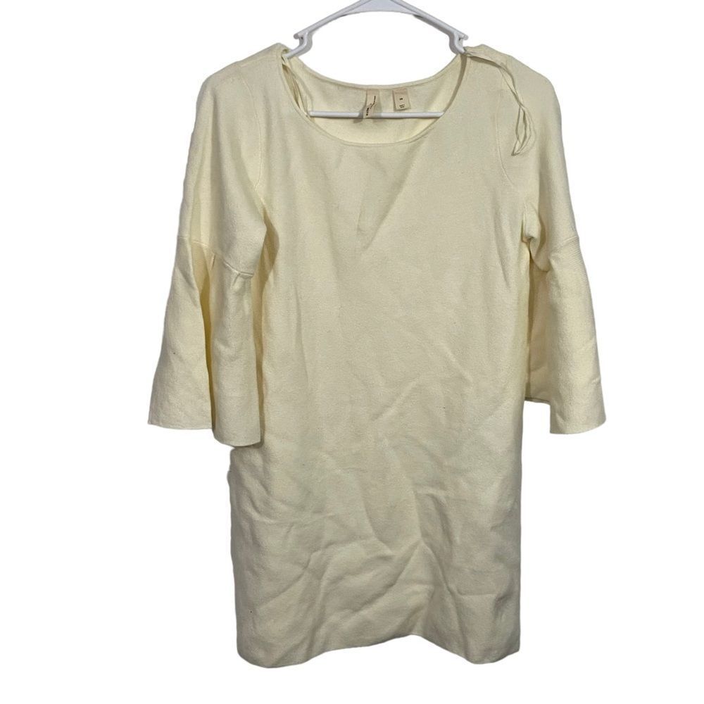 NWOT Anthropologie Moth Cream Colored Sweater Dress